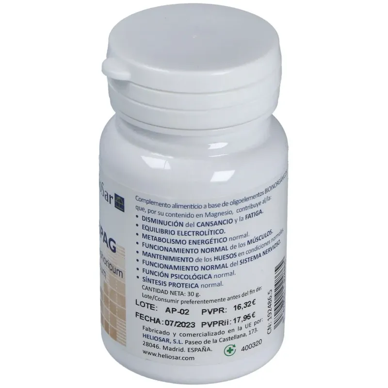 Magfospag magnesium phosphoricum 60cap. | Farmacia Barata