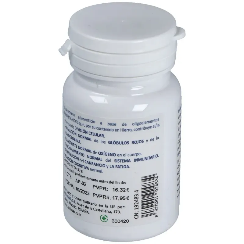 Ferfospag ferrum phosphoricum 60cap. | Farmacia Barata