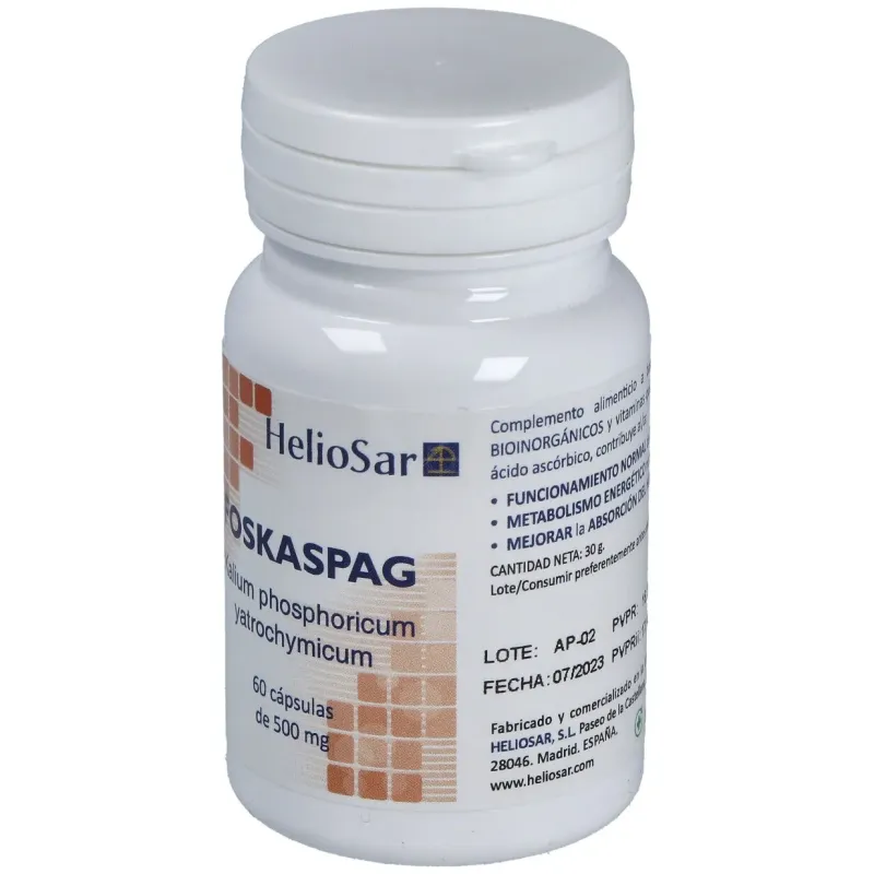 Foskaspag kalium phosphoricum 60cap. | Farmacia Barata