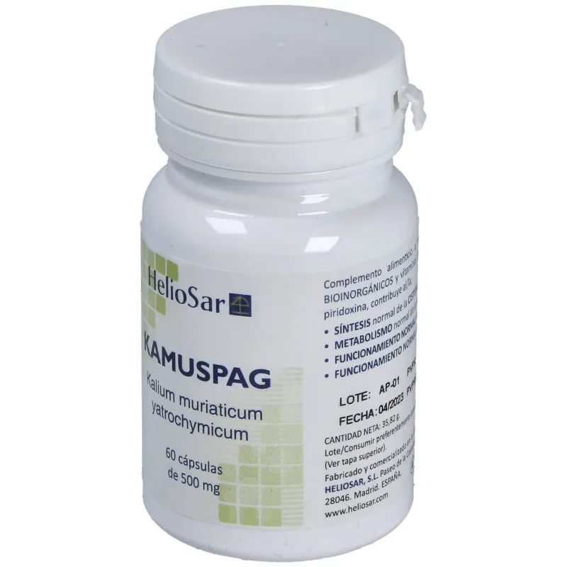 Kamuspag kalium muriaticum 60cap. | Farmacia Barata