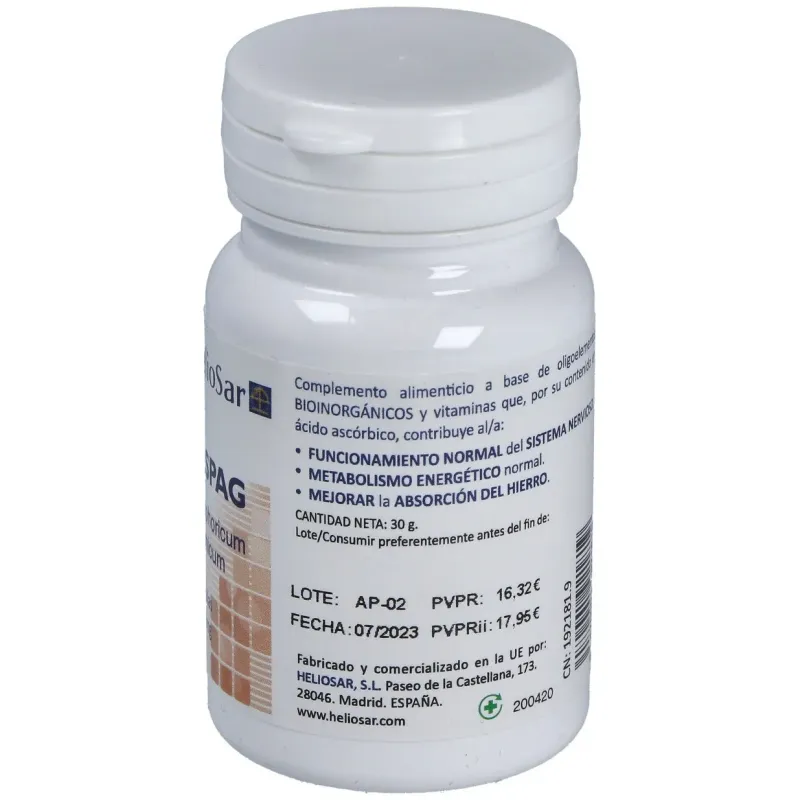 Foskaspag kalium phosphoricum 60cap. | Farmacia Barata