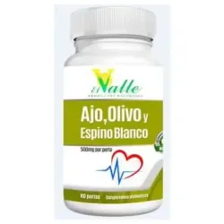 El valle ajo espino blanco olivo 60caps