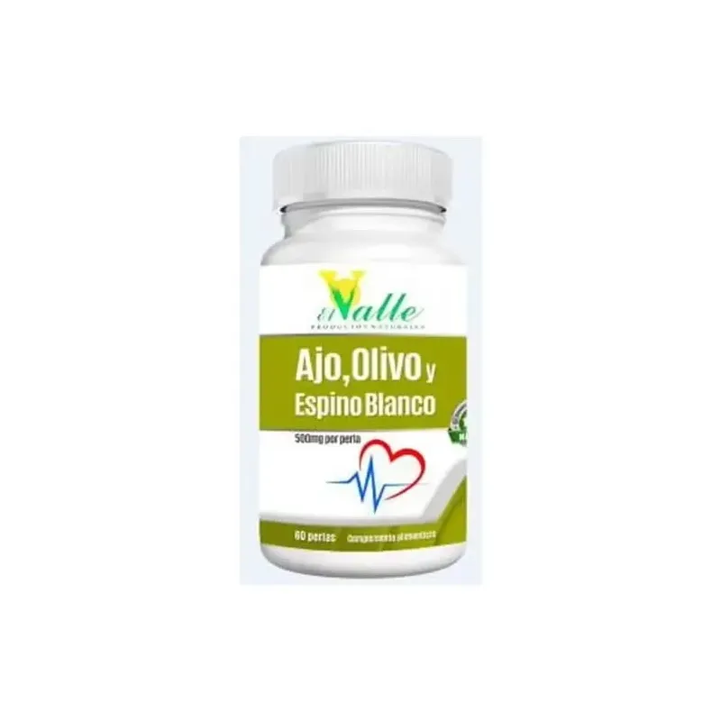 El valle ajo espino blanco olivo 60caps | Farmacia Barata