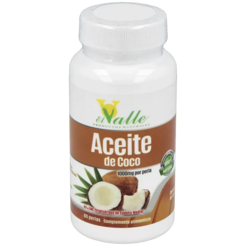 El valle aceite de coco 60 perlas | Farmacia Barata