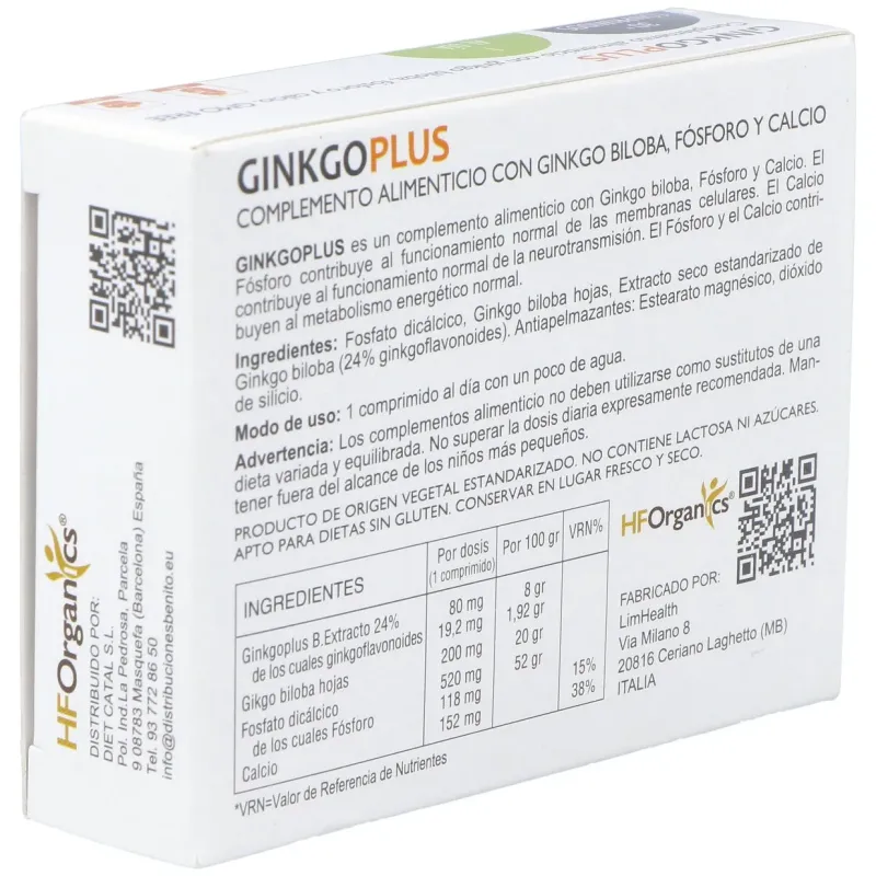 Ginkgoplus 30comp. | Farmacia Barata