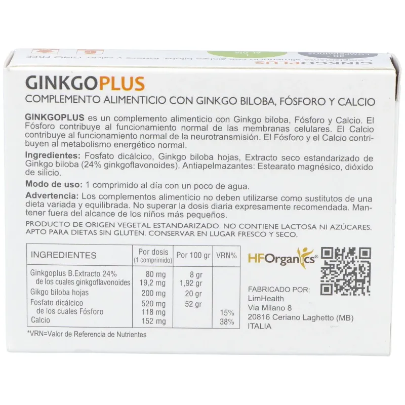Ginkgoplus 30comp. | Farmacia Barata