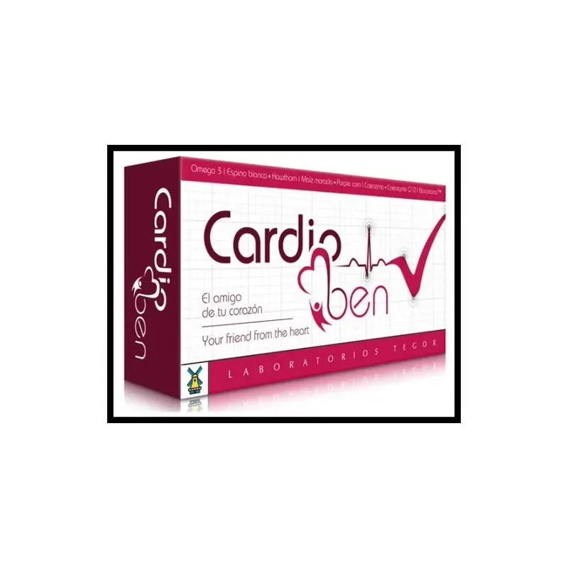 Tegor cardioben 60caps | Farmacia Barata