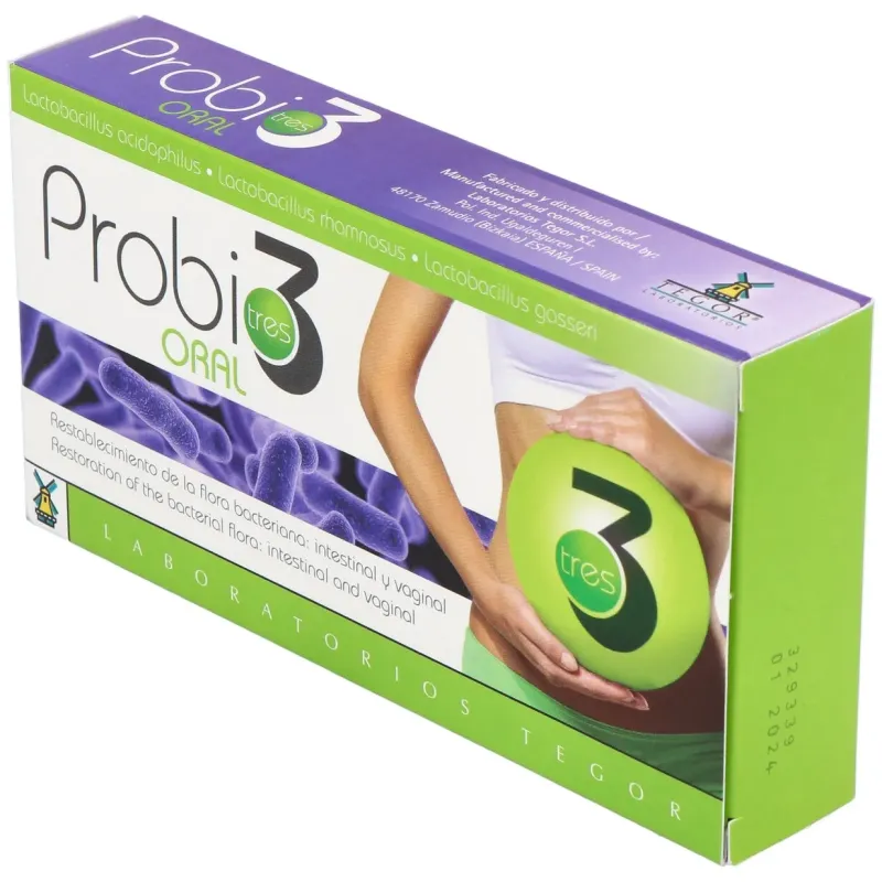 Tegor probio3 oral 40caps | Farmacia Barata