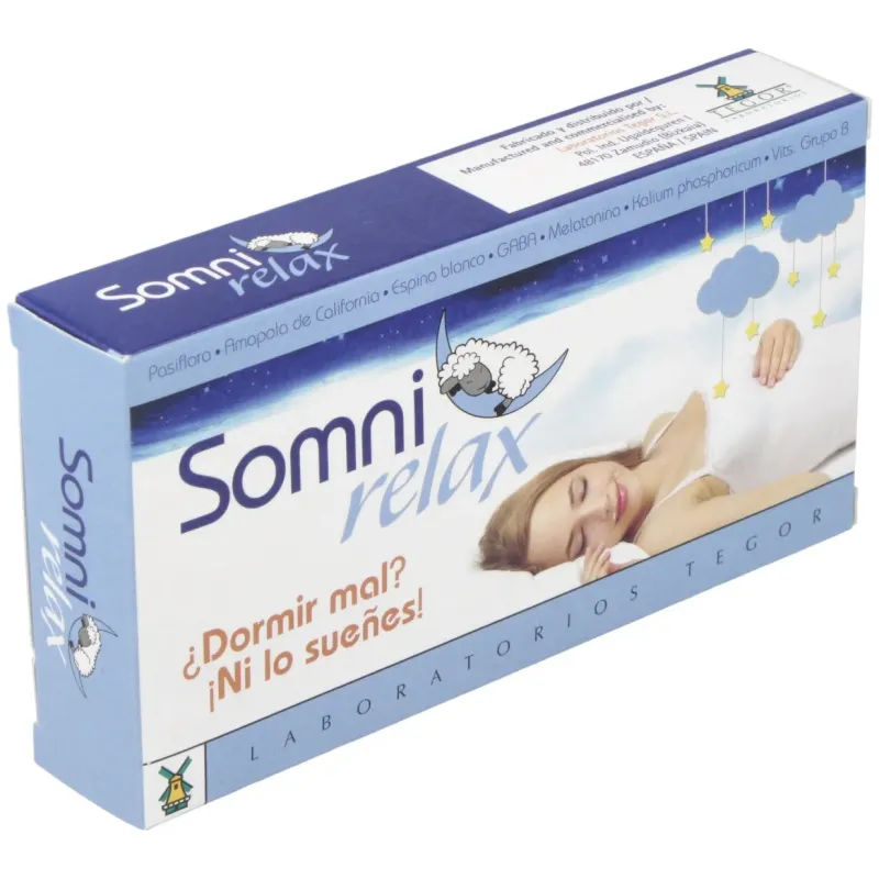 Tegor somnirelax 40caps | Farmacia Barata