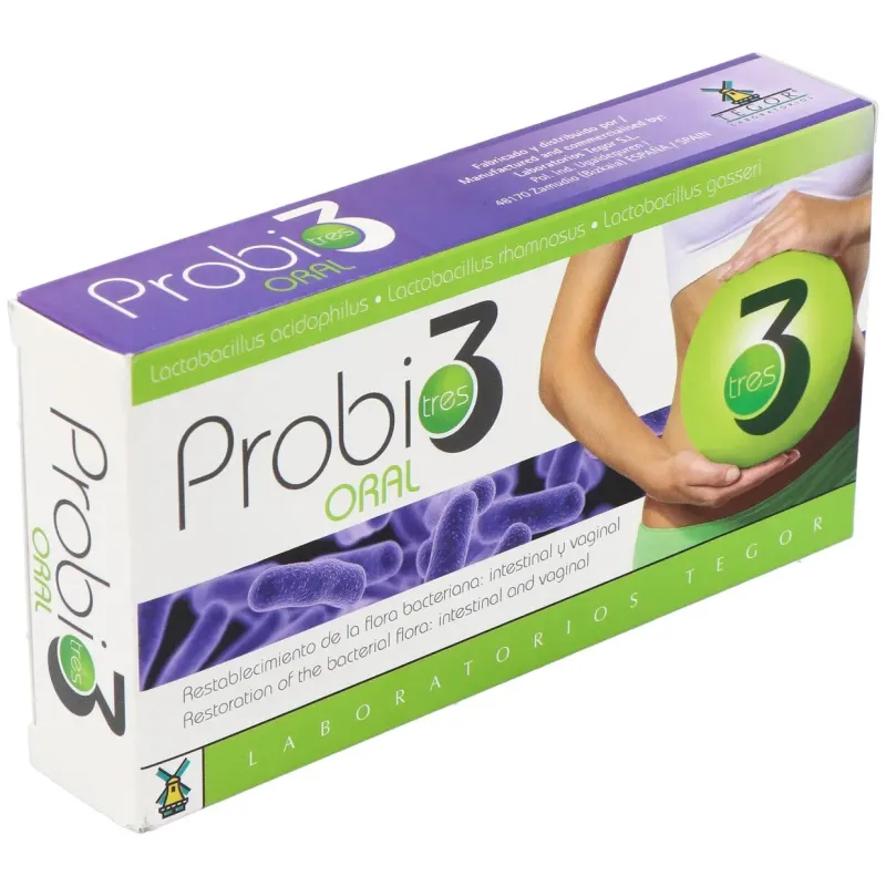 Tegor probio3 oral 40caps | Farmacia Barata