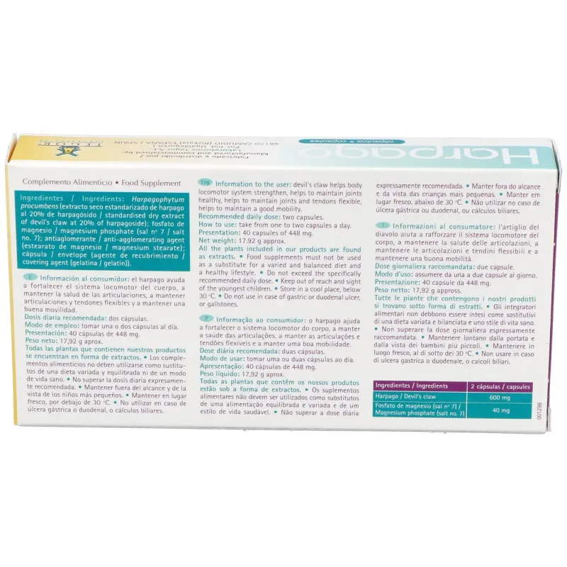 Tegor harpago 40caps | Farmacia Barata