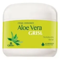 Crema hidratante aloe vera tarro 110ml. aloe grisi