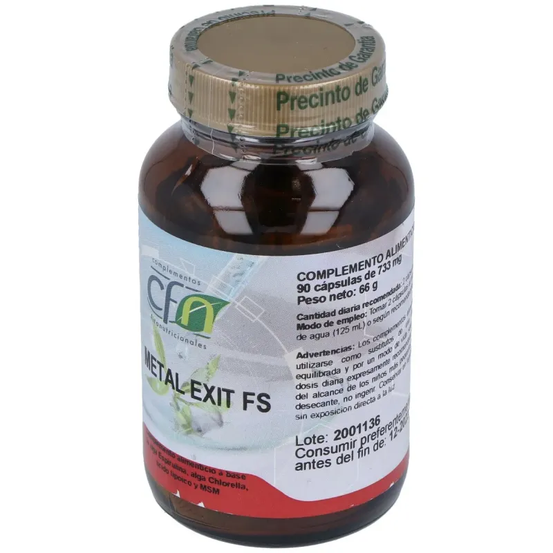 Cfn metal exit fs 90caps | Farmacia Barata