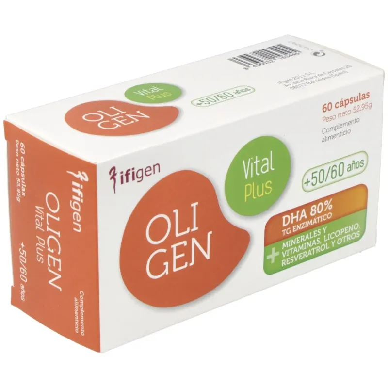 Oligen vital plus (oligen senior) 60cap. | Farmacia Barata Oligen vital plus (oligen senior) 60cap. | Farmacia Barata