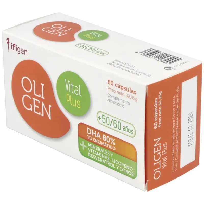 Oligen vital plus (oligen senior) 60cap. | Farmacia Barata Oligen vital plus (oligen senior) 60cap. | Farmacia Barata