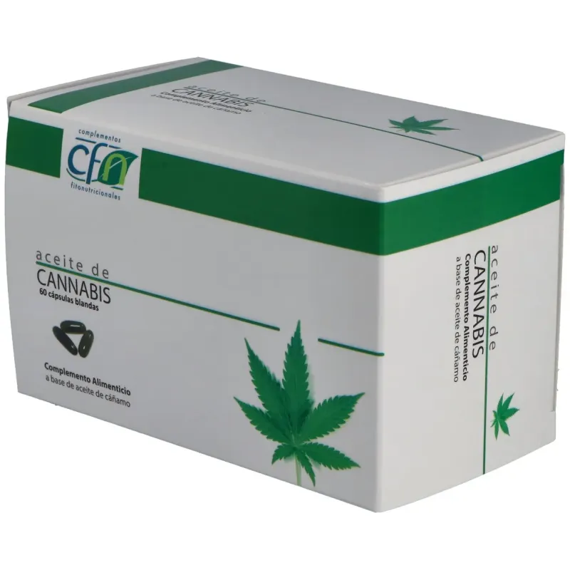 Aceite de cannabis 1000mg. 60cap.blandas | Farmacia Barata