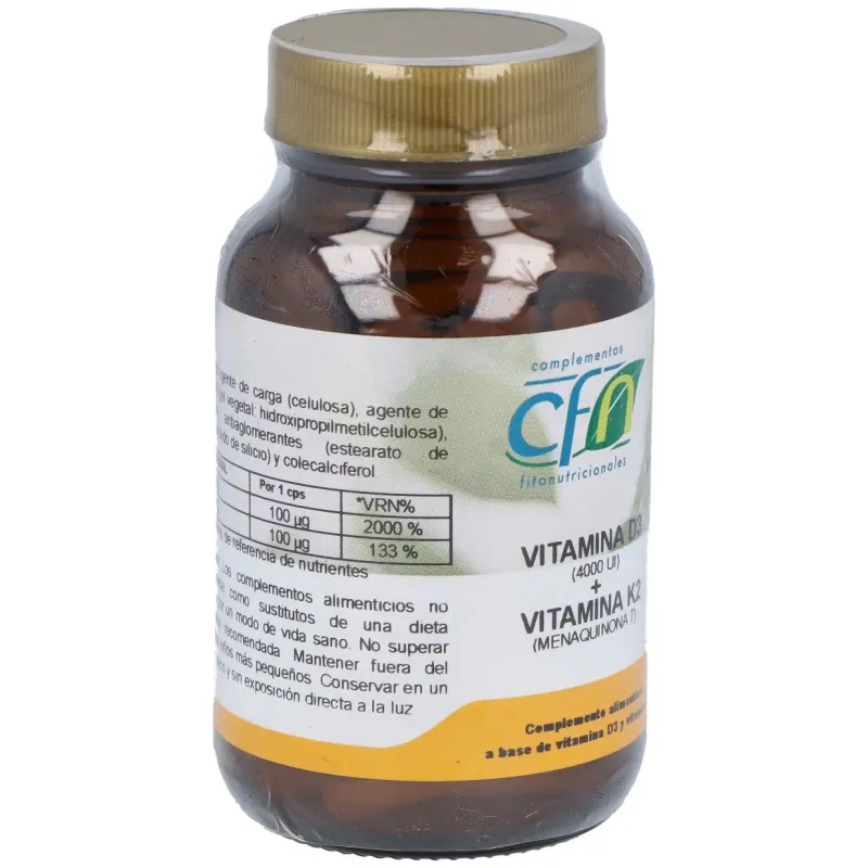 Cfn vitamina d3+k2 60caps | Farmacia Barata Cfn vitamina d3+k2 60caps | Farmacia Barata