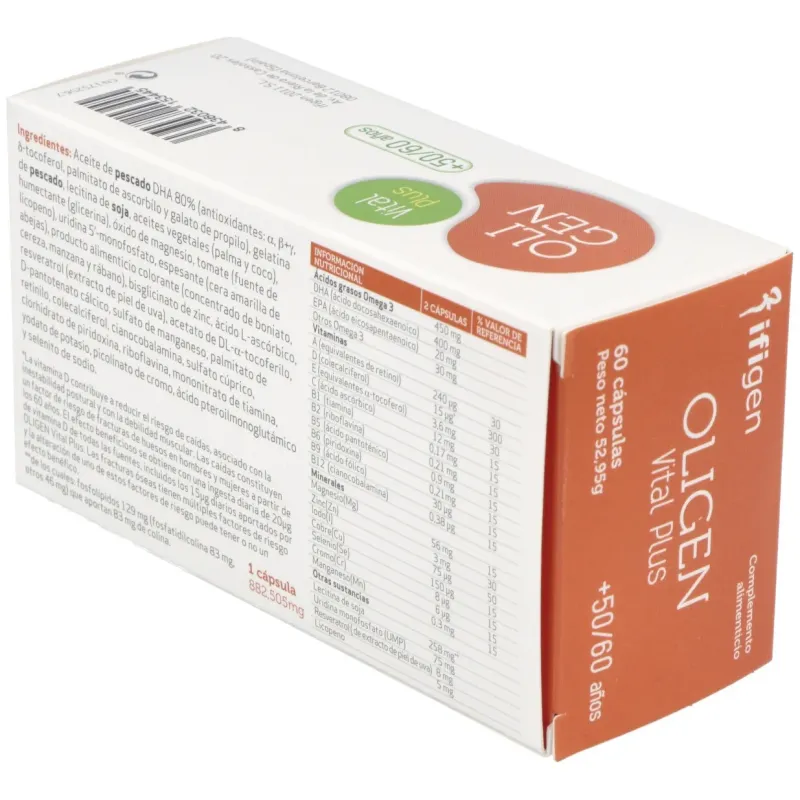 Oligen vital plus (oligen senior) 60cap. | Farmacia Barata Oligen vital plus (oligen senior) 60cap. | Farmacia Barata