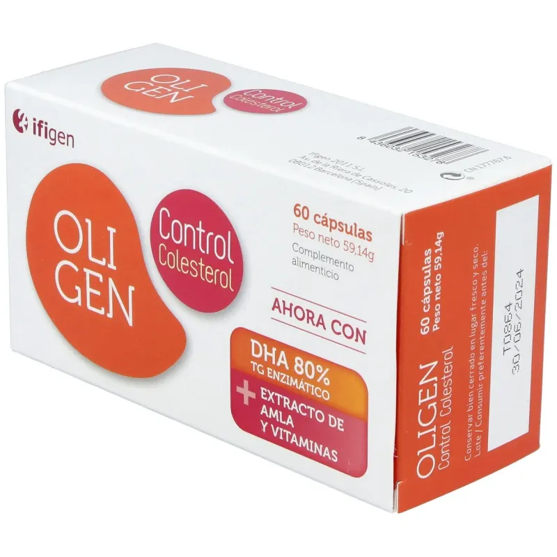 Ifigen oligen control colesterol dha 80% 60caps | Farmacia Barata