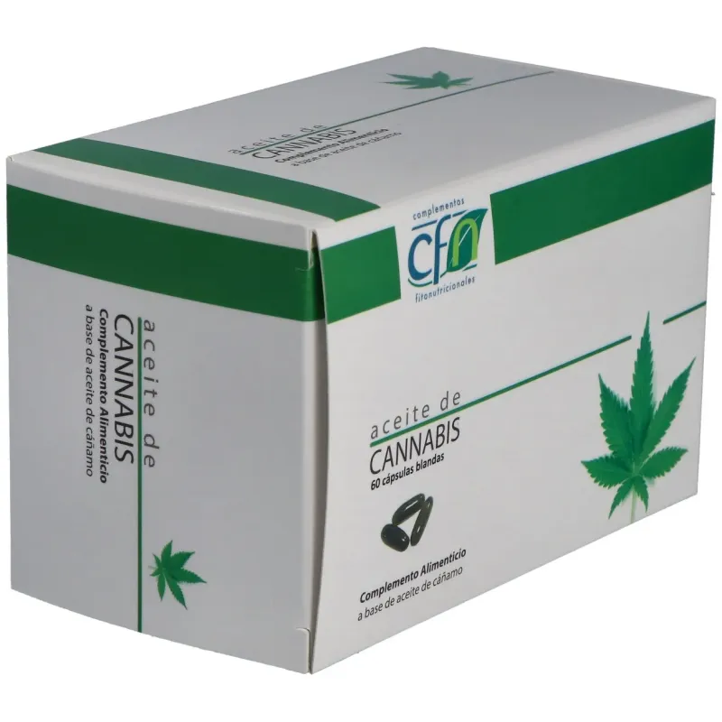 Aceite de cannabis 1000mg. 60cap.blandas | Farmacia Barata