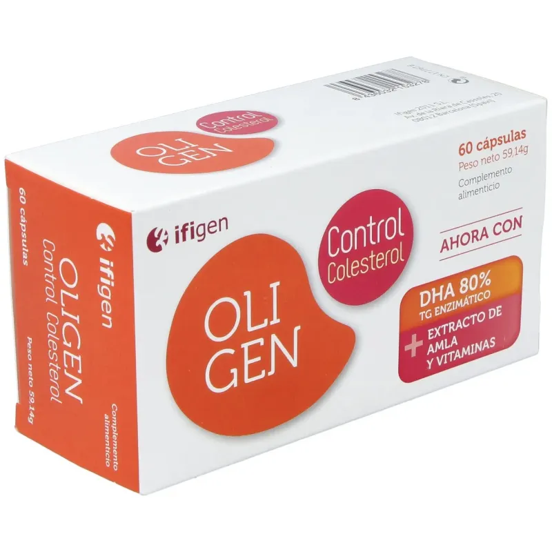 Ifigen oligen control colesterol dha 80% 60caps | Farmacia Barata