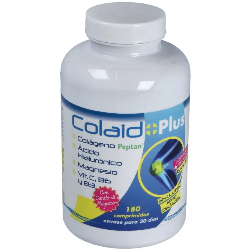Colaid plus colageno,ac.hialuronico 180comp. | Farmacia Barata
