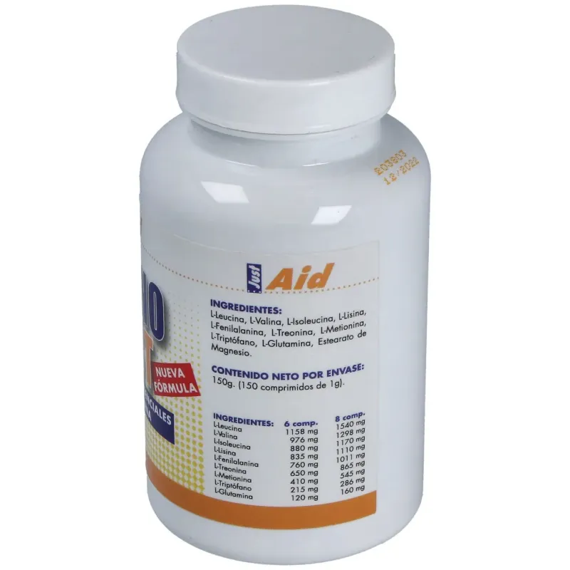 Amino just eaa (aminoacidos esenciales) 150comp. | Farmacia Barata