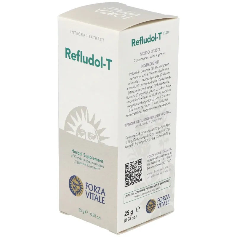Refludol (dolomite composta) 25gr.comprimidos | Farmacia Barata