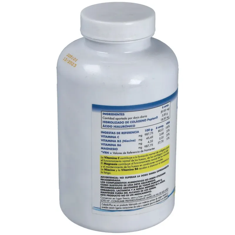 Colaid plus colageno,ac.hialuronico 180comp. | Farmacia Barata