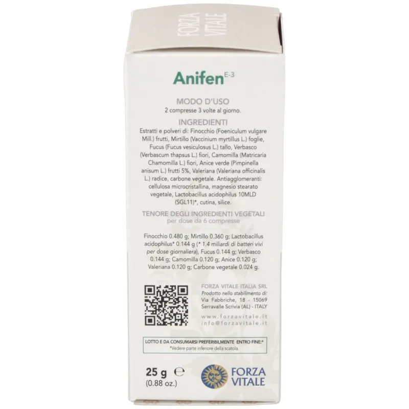 Anifen (anice composto) gases 25gr.comprimidos | Farmacia Barata