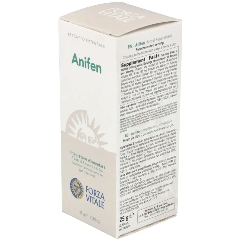Anifen (anice composto) gases 25gr.comprimidos | Farmacia Barata