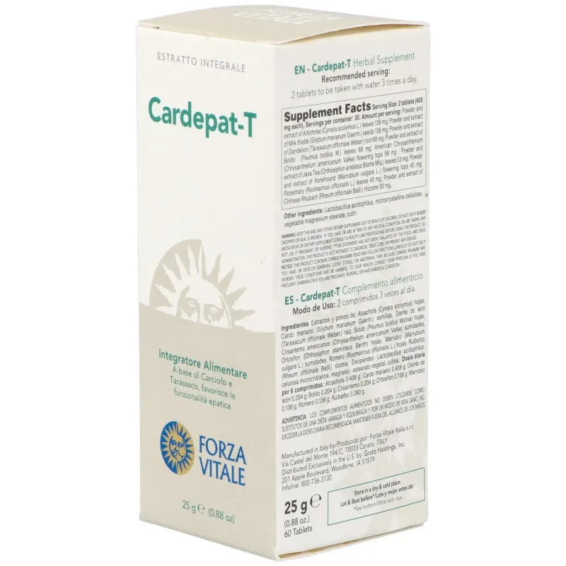 Cardepat-t carciofo composto hepatico 25gr.comp. | Farmacia Barata Cardepat-t carciofo composto hepatico 25gr.comp. | Farmacia Barata