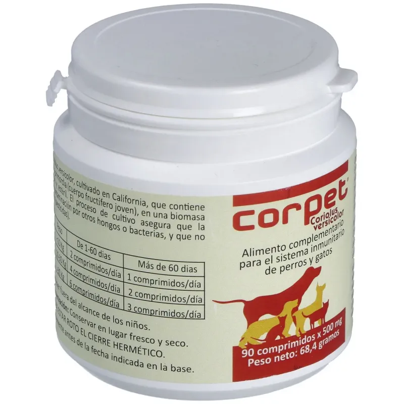 Corpet para sistema inmunitario de animales 90comp | Farmacia Barata