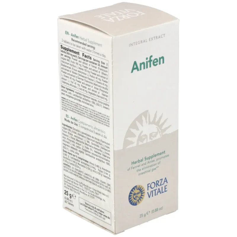 Anifen (anice composto) gases 25gr.comprimidos | Farmacia Barata