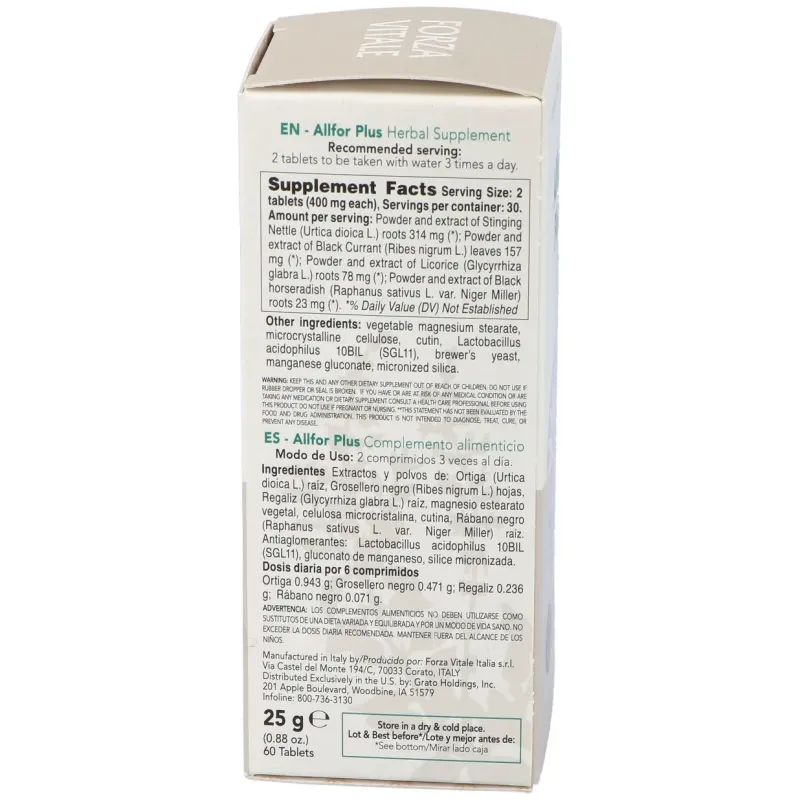 Allfor plus 25gr.comprimidos | Farmacia Barata