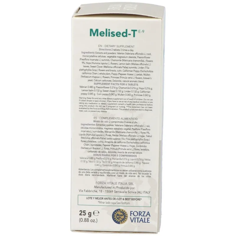 Melised-t (camomila composta) relaj. 60comp | Farmacia Barata