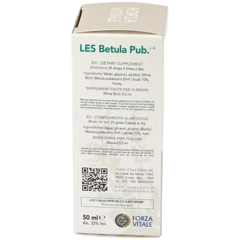 Les betula pubescens abedul 50ml. | Farmacia Barata