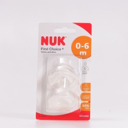 Nuk tetina First Choice silicona 0-6 m T.L