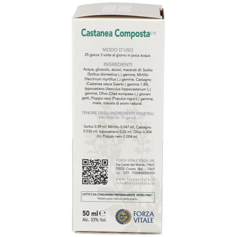 Castanea composta extracto 50ml. | Farmacia Barata