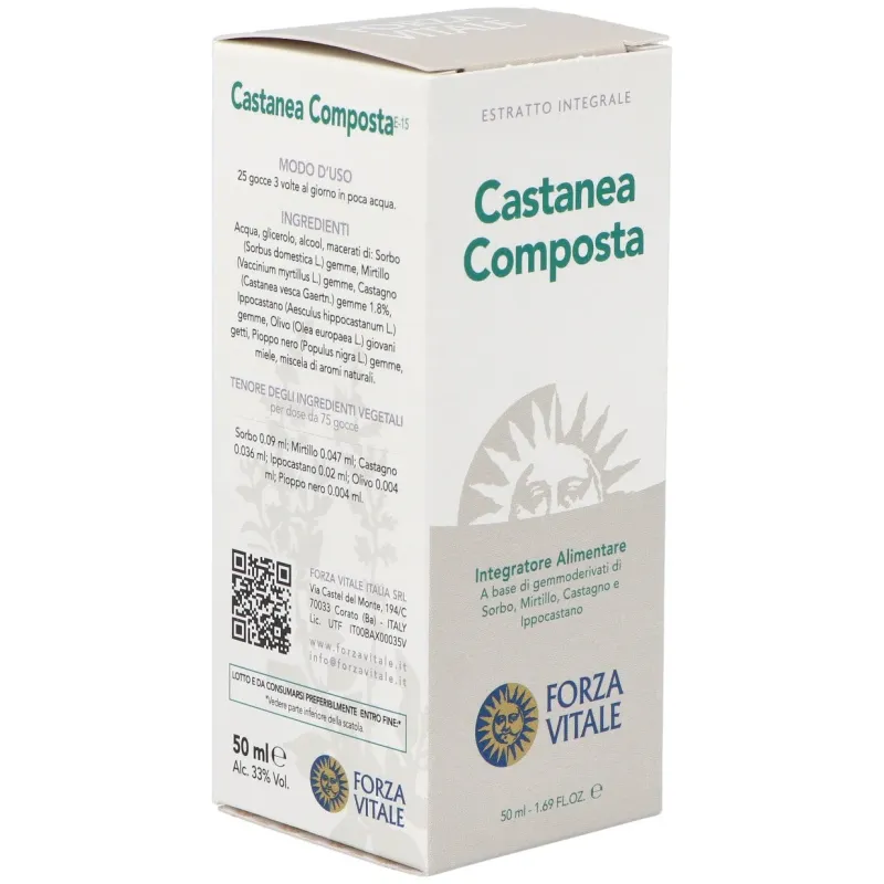 Castanea composta extracto 50ml. | Farmacia Barata