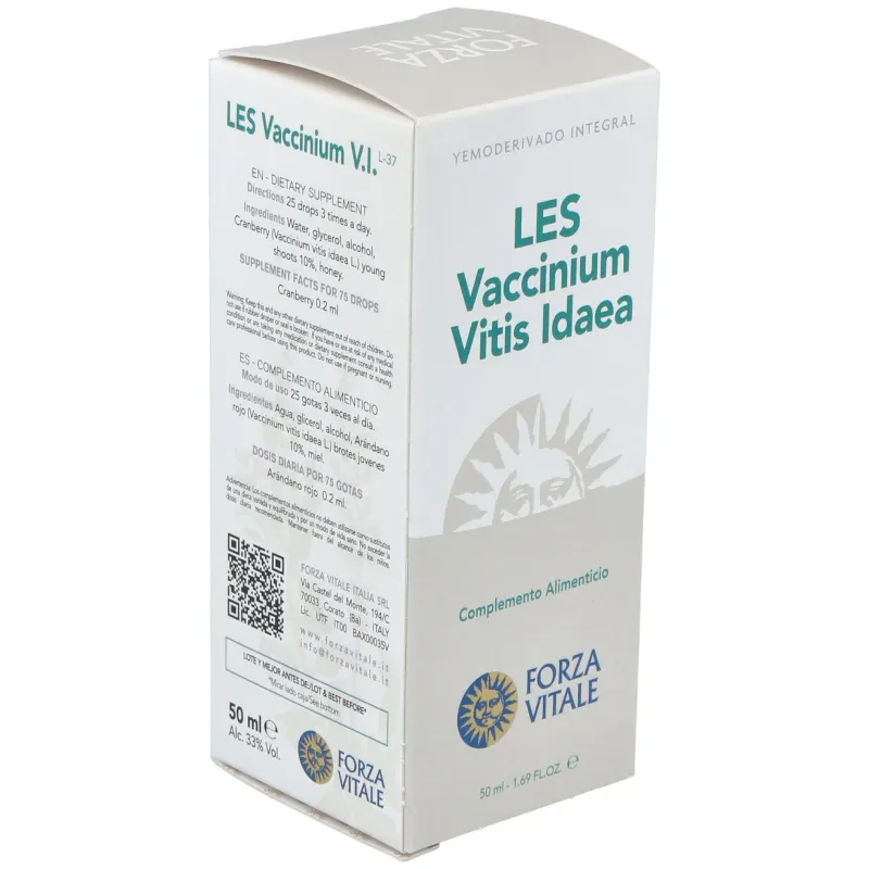 Les vaccinium vitis idaea arandano rojo 50ml. | Farmacia Barata