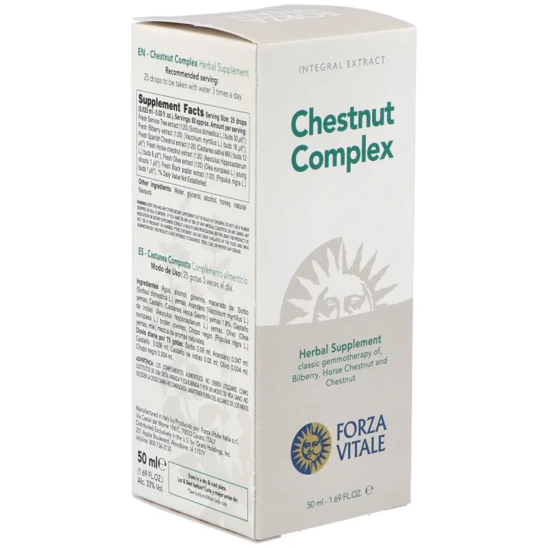 Castanea composta extracto 50ml. | Farmacia Barata