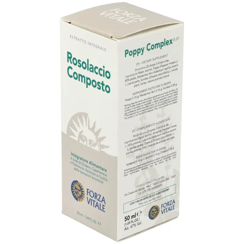 Rosolaccio composto extracto 50ml. | Farmacia Barata
