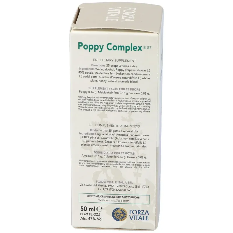 Rosolaccio composto extracto 50ml. | Farmacia Barata