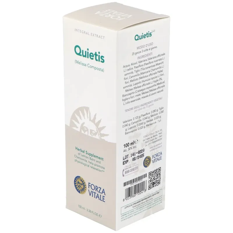 Quietis (melissa composta) extracto 100ml. | Farmacia Barata