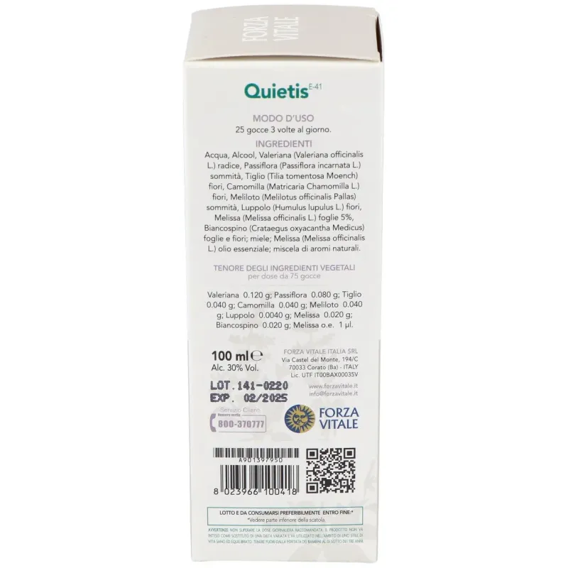 Quietis (melissa composta) extracto 100ml. | Farmacia Barata