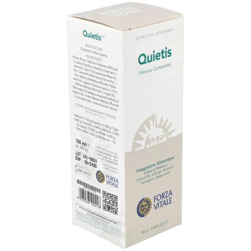 Quietis (melissa composta) extracto 100ml. | Farmacia Barata