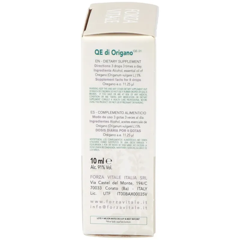 Quinta esencia oregano (origano)10ml. | Farmacia Barata