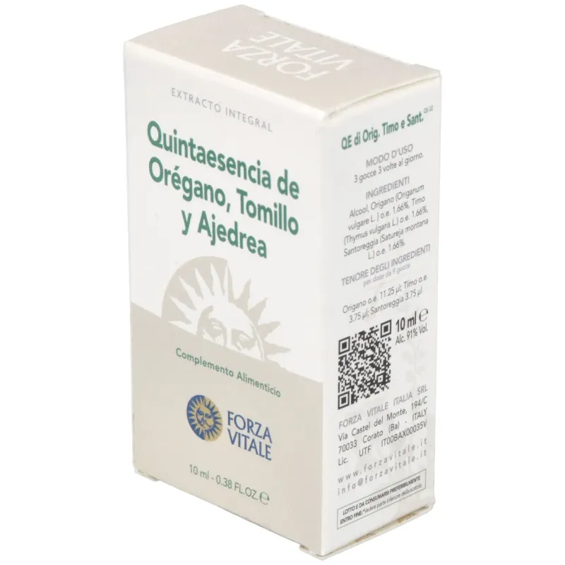 Quinta esencia oregano-tomillo-ajedrea 10ml. | Farmacia Barata