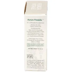 Aurum potable (oro) metal espagirico 10ml. | Farmacia Barata